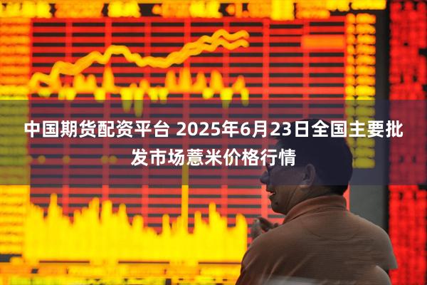 中国期货配资平台 2025年6月23日全国主要批发市场薏米价格行情