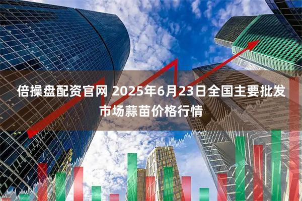 倍操盘配资官网 2025年6月23日全国主要批发市场蒜苗价格行情